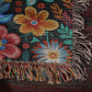 Mexican Floral Fiesta Pattern 054 - 50" x 60" Heirloom Woven Blanket