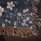 Butterflies And Flowers Pattern 009 - 50" x 60" Heirloom Woven Blanket