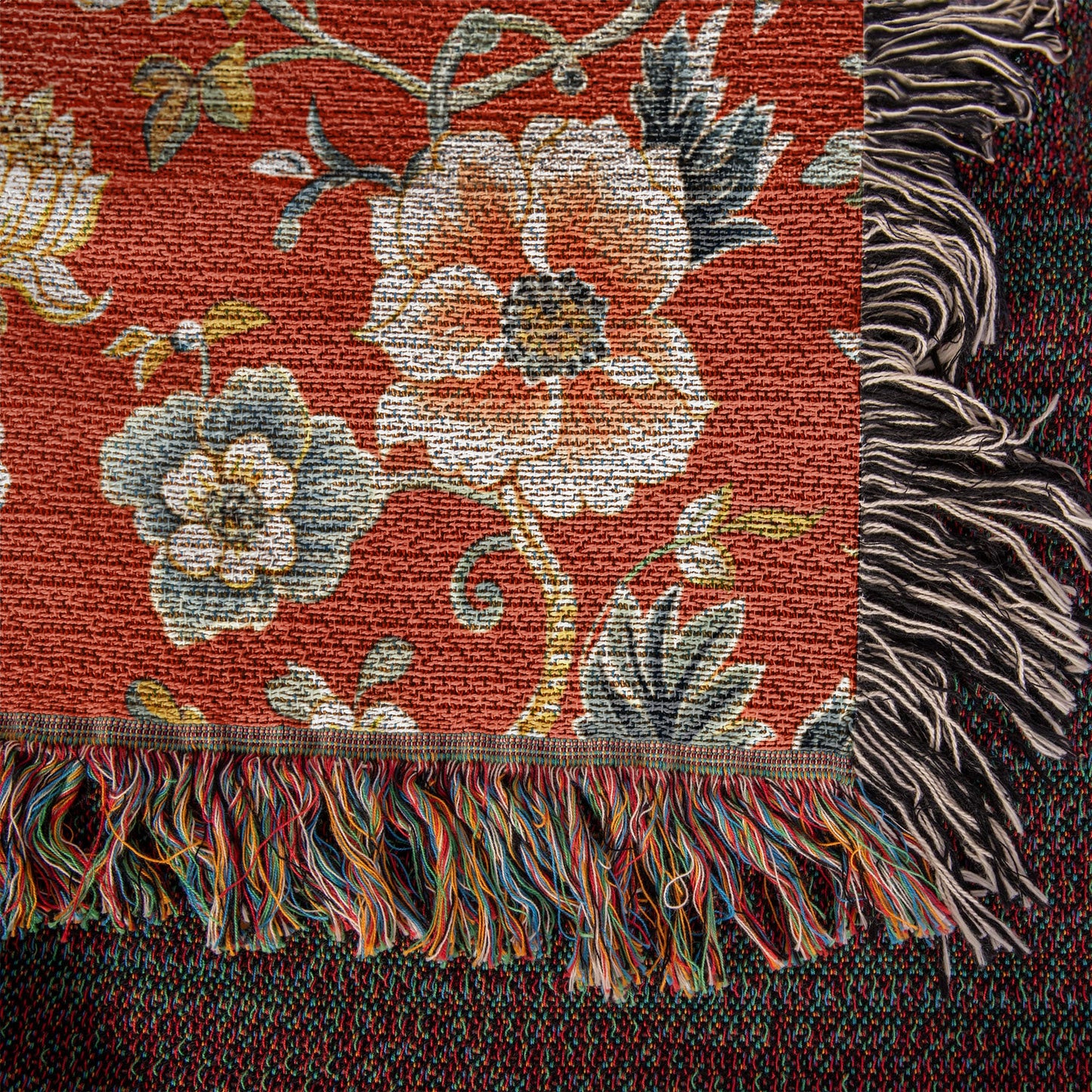 Chinoiserie Pattern 017 - 50" x 60" Heirloom Woven Blanket