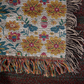 Mexican Floral Fiesta Pattern 025 - 50" x 60" Heirloom Woven Blanket
