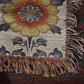 Mexican Floral Fiesta Pattern 044 - 50" x 60" Heirloom Woven Blanket