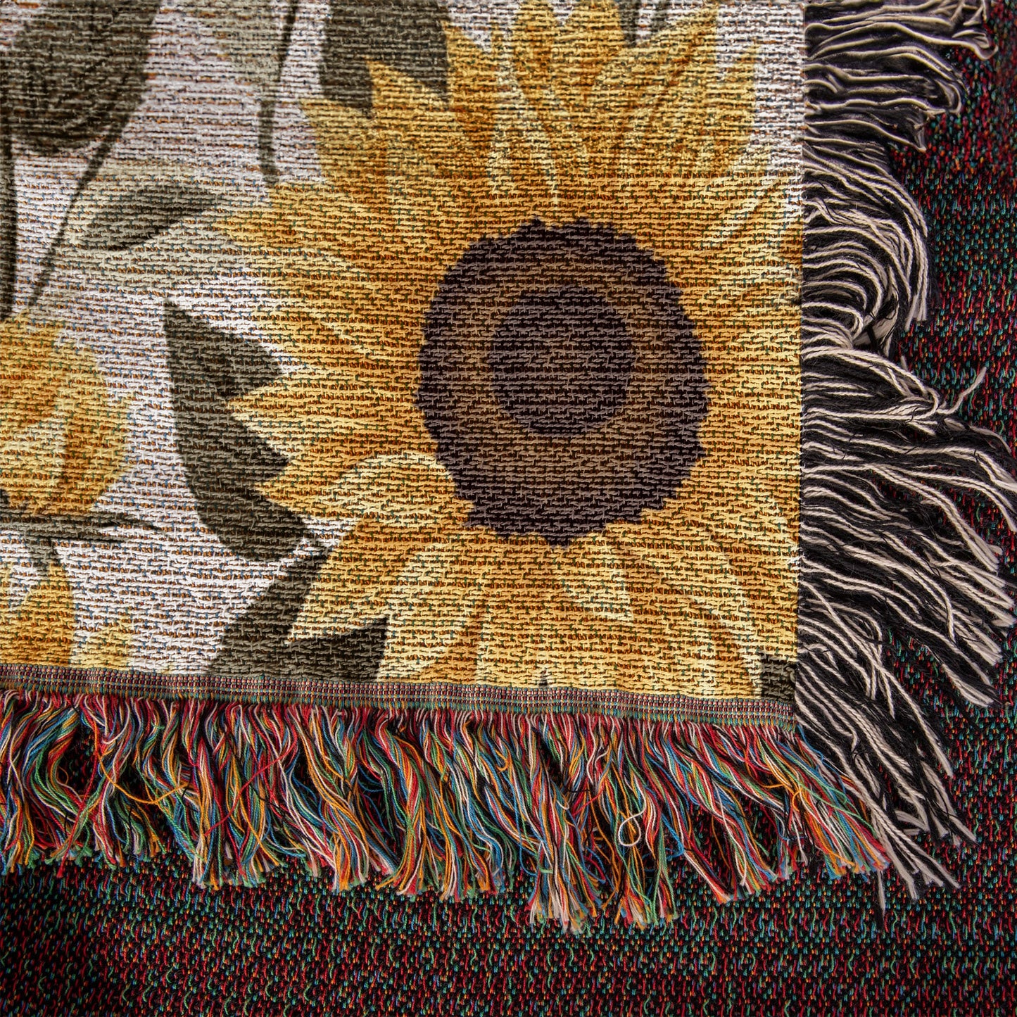 Spring Flowers Pattern 018 - 50" x 60" Heirloom Woven Blanket