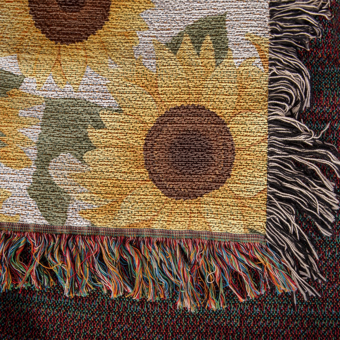 Spring Flowers Pattern 001 - 50" x 60" Heirloom Woven Blanket