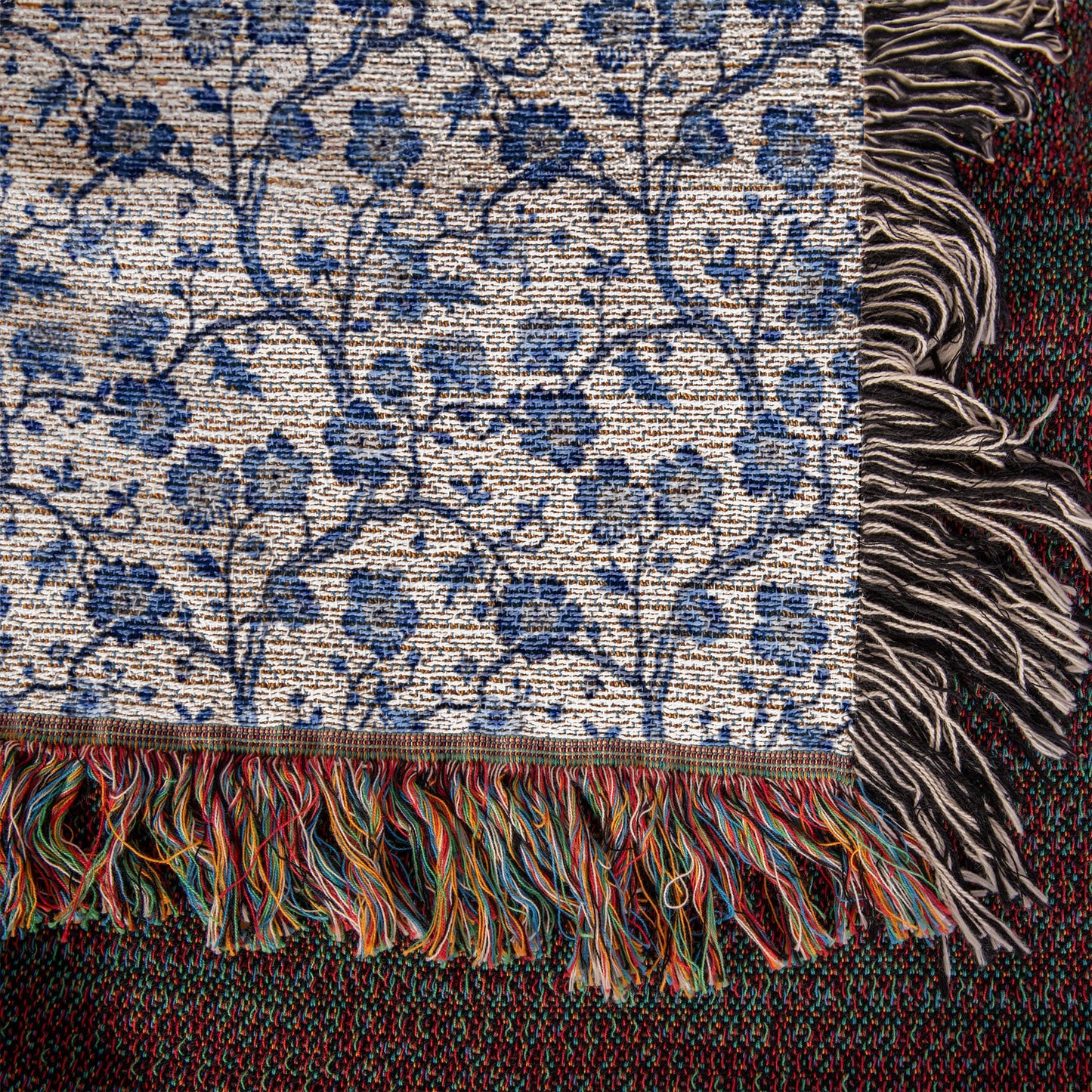 Chinese Ornament Pattern 010 - 50" x 60" Heirloom Woven Blanket