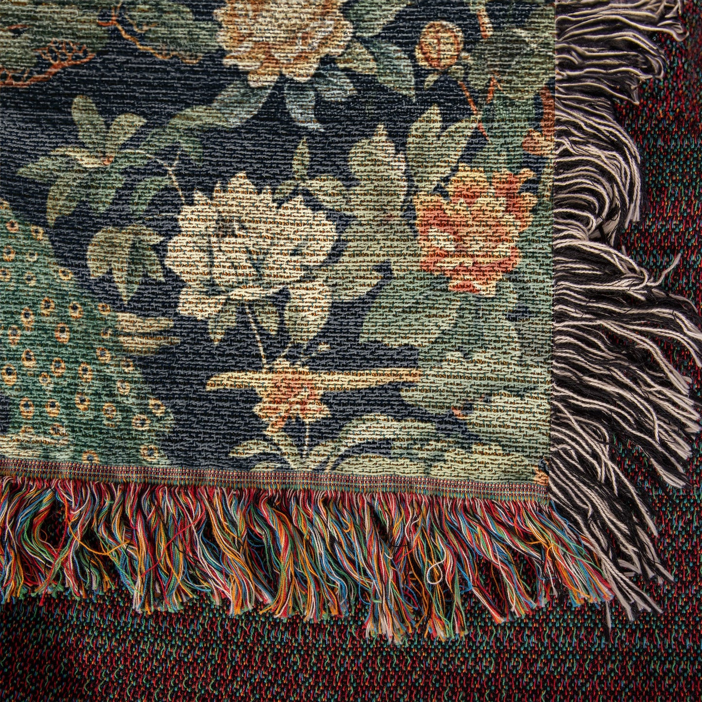 Chinoiserie Pattern 005 - 50" x 60" Heirloom Woven Blanket