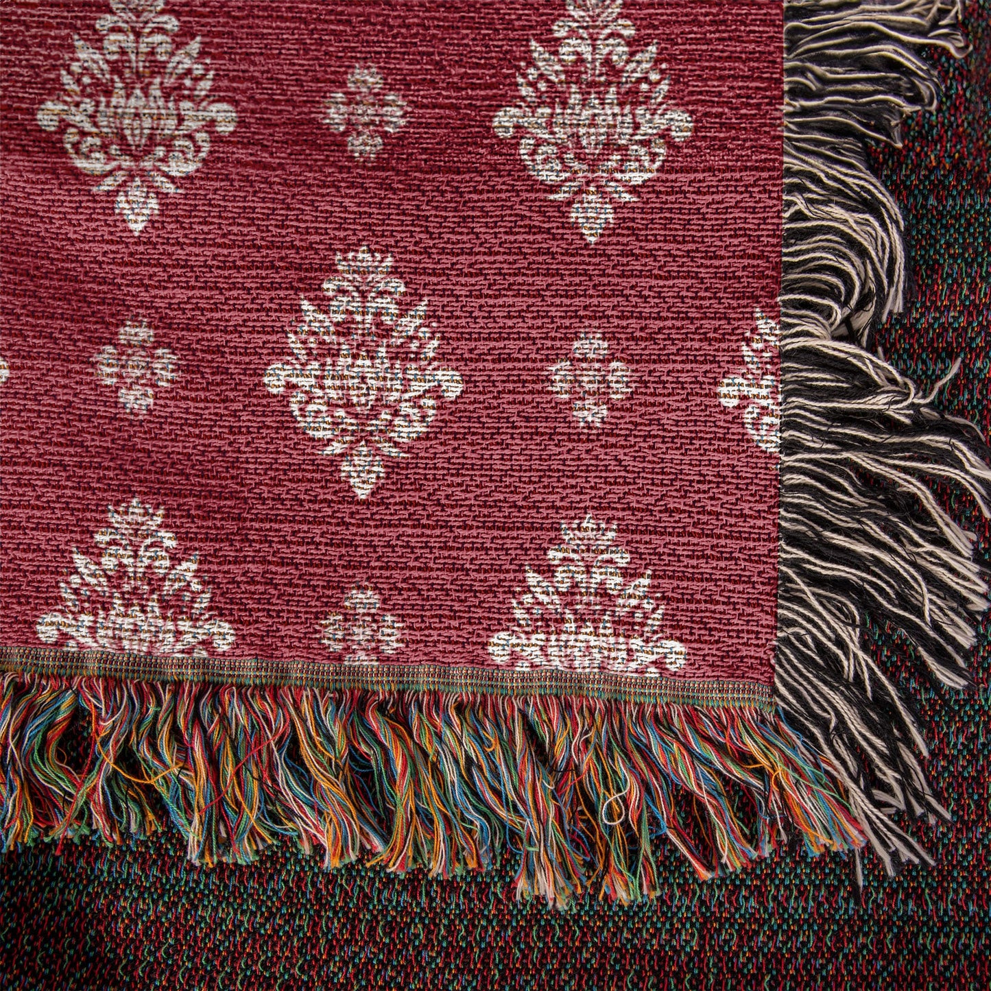 Damask Pattern 004 - 50" x 60" Heirloom Woven Blanket
