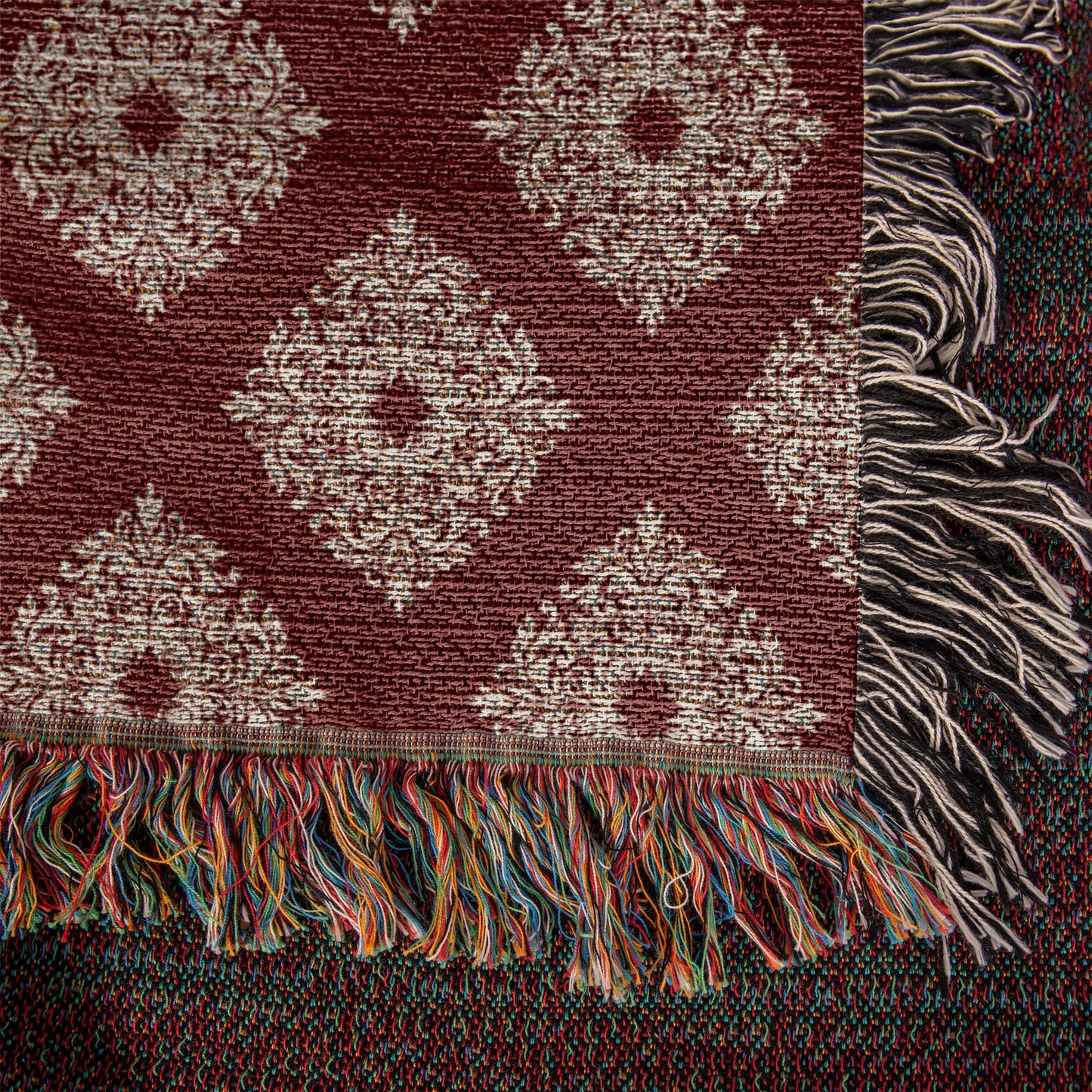 Damask Pattern 019 - 50" x 60" Heirloom Woven Blanket