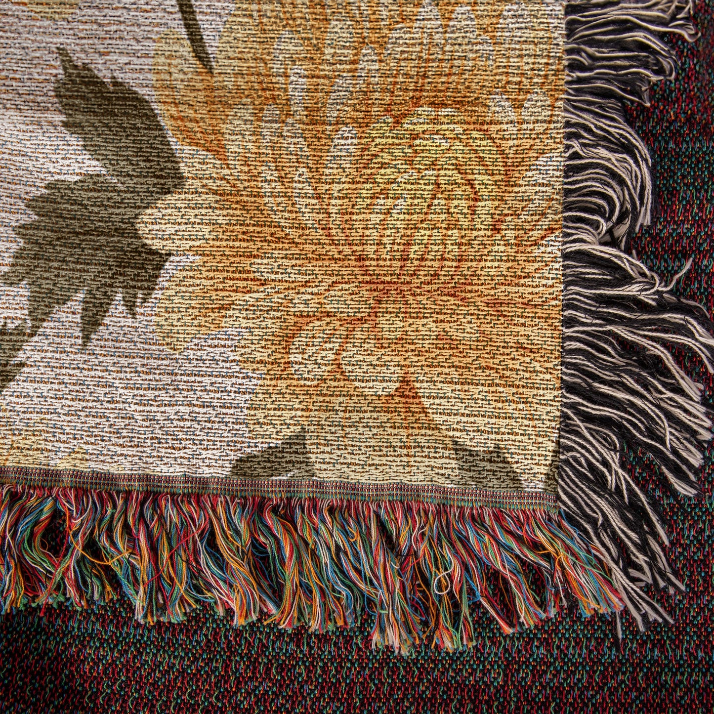 Spring Flowers Pattern 003 - 50" x 60" Heirloom Woven Blanket