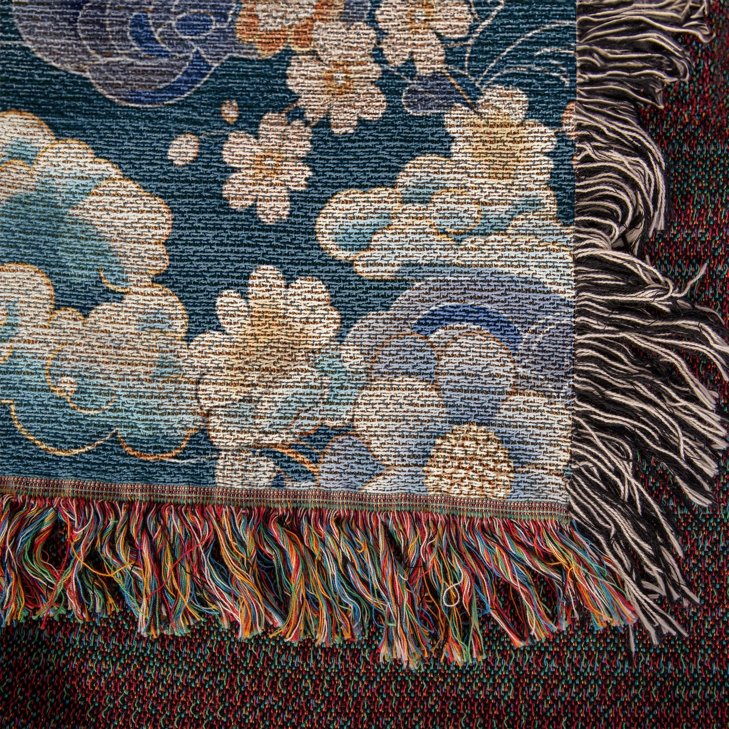 Chinoiserie Pattern 011 - 50" x 60" Heirloom Woven Blanket