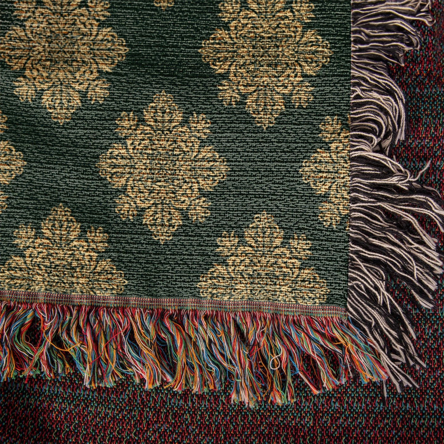 Damask Pattern 026 - 50" x 60" Heirloom Woven Blanket