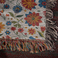 Mexican Floral Fiesta Pattern 014 - 50" x 60" Heirloom Woven Blanket