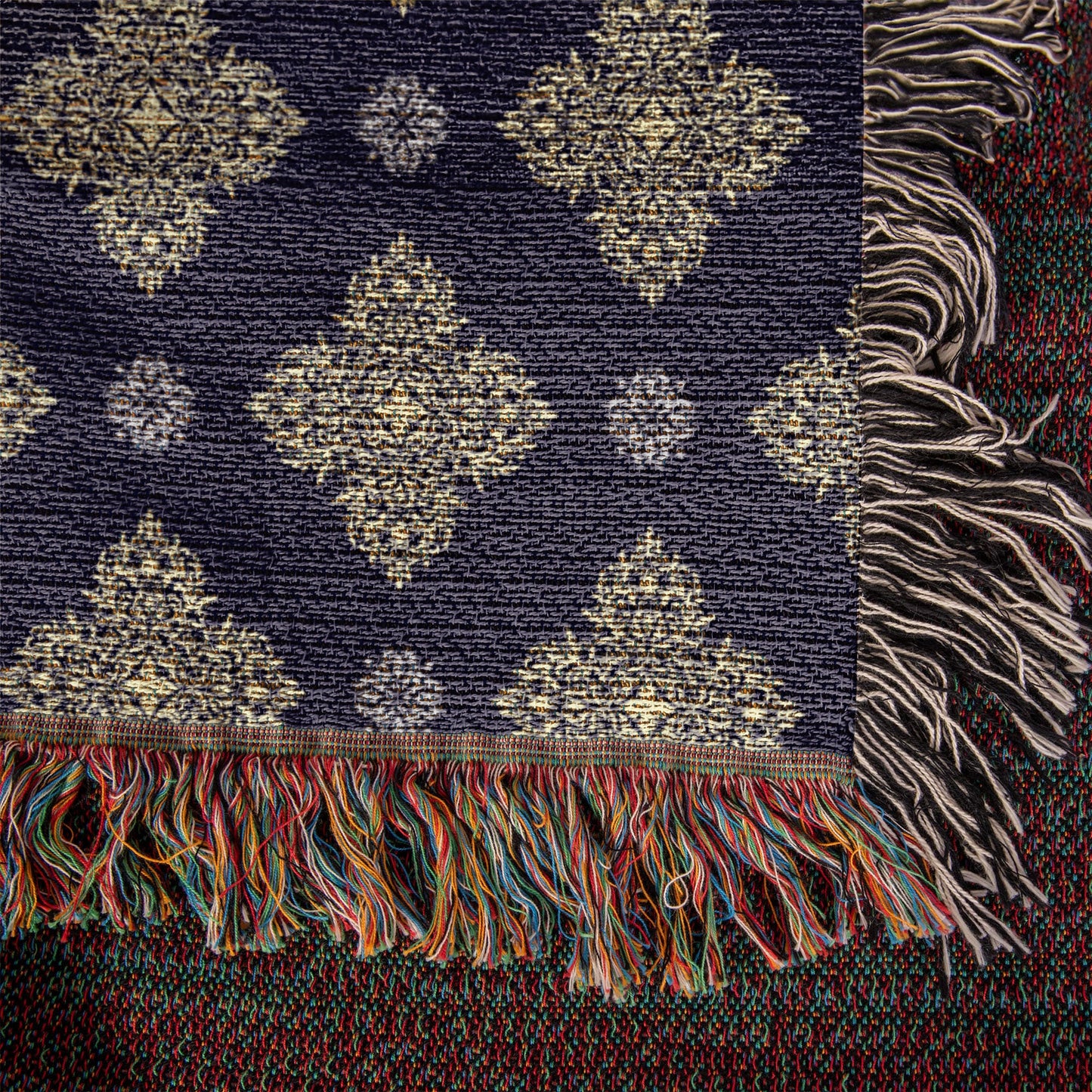 Damask Pattern 031 - 50" x 60" Heirloom Woven Blanket