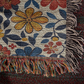 Mexican Floral Fiesta Pattern 042 - 50" x 60" Heirloom Woven Blanket