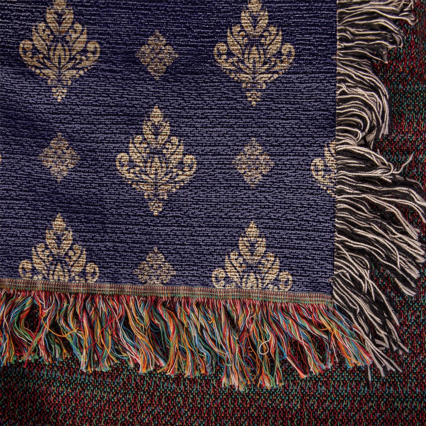 Damask Pattern 003 - 50" x 60" Heirloom Woven Blanket