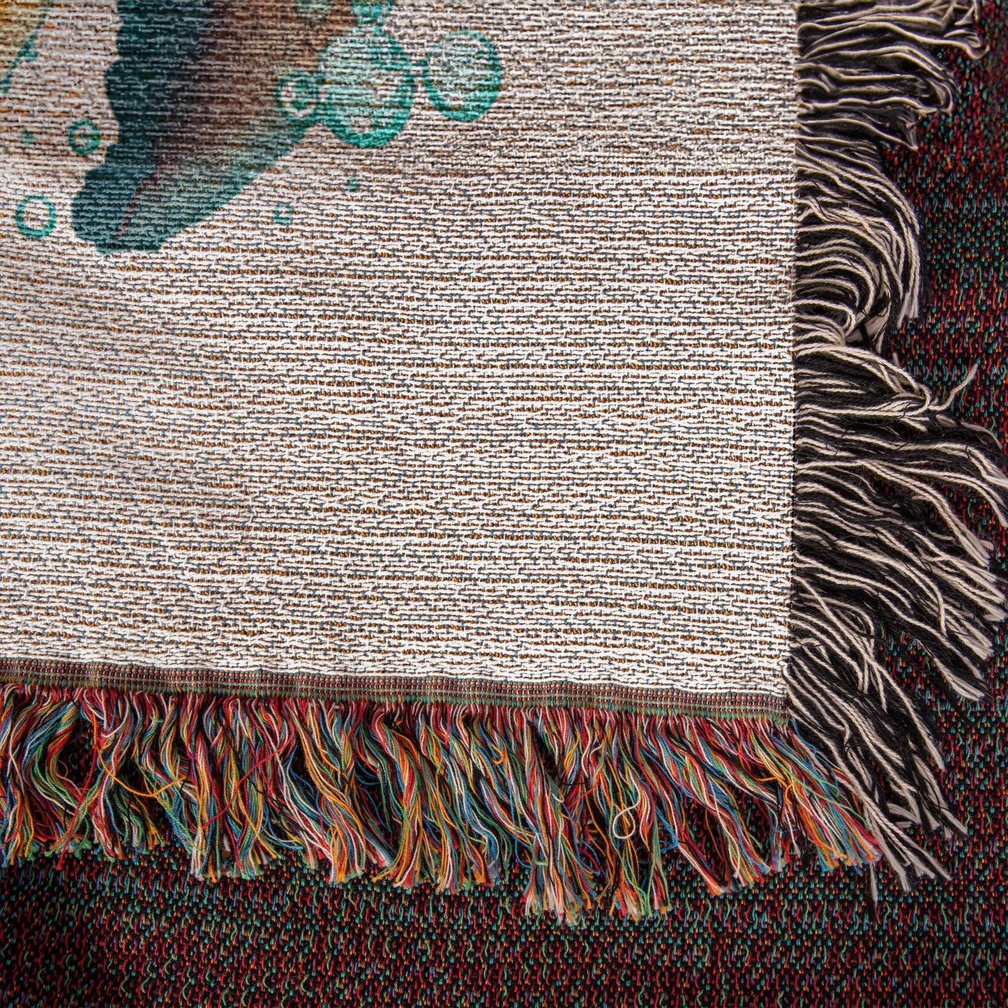 Cute Sea Turtle 005 - 50" x 60" Heirloom Woven Blanket