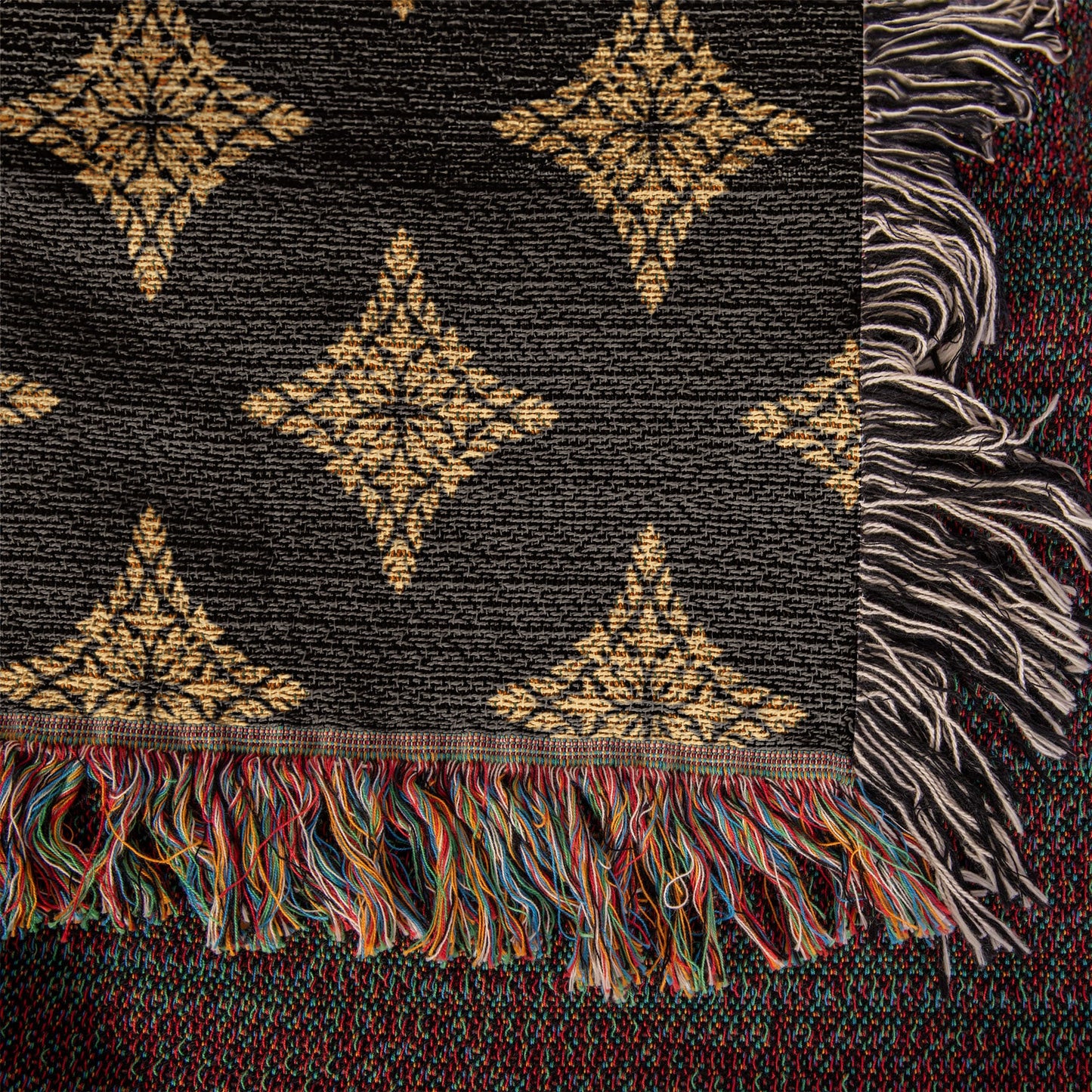 Damask Pattern 014 - 50" x 60" Heirloom Woven Blanket