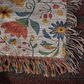 Mexican Floral Fiesta Pattern 019 - 50" x 60" Heirloom Woven Blanket
