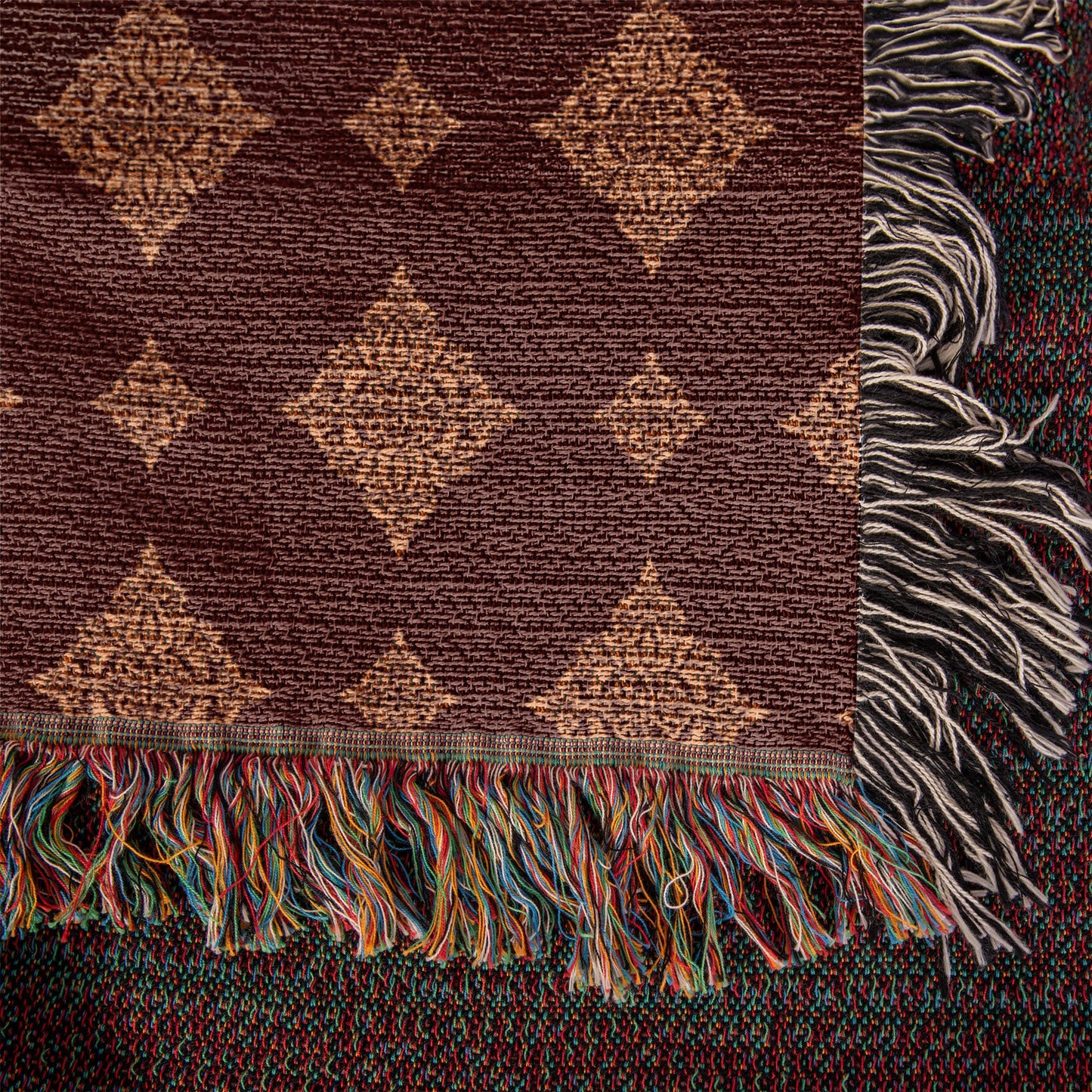 Damask Pattern 006 - 50" x 60" Heirloom Woven Blanket