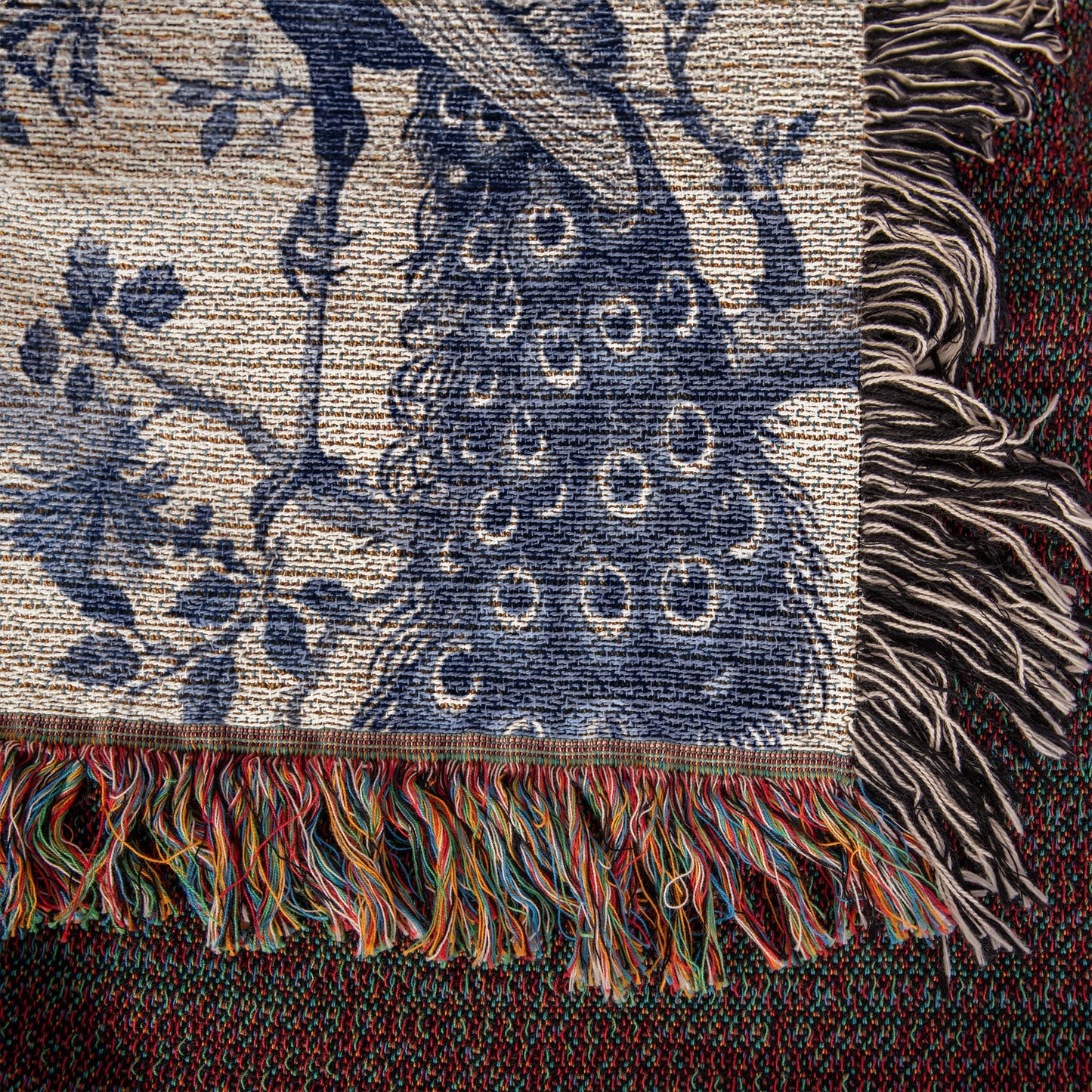 Chinese Ornament Pattern 005 - 50" x 60" Heirloom Woven Blanket