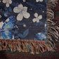 Butterflies And Flowers Pattern 013 - 50" x 60" Heirloom Woven Blanket