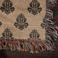 Damask Pattern 028 - 50" x 60" Heirloom Woven Blanket