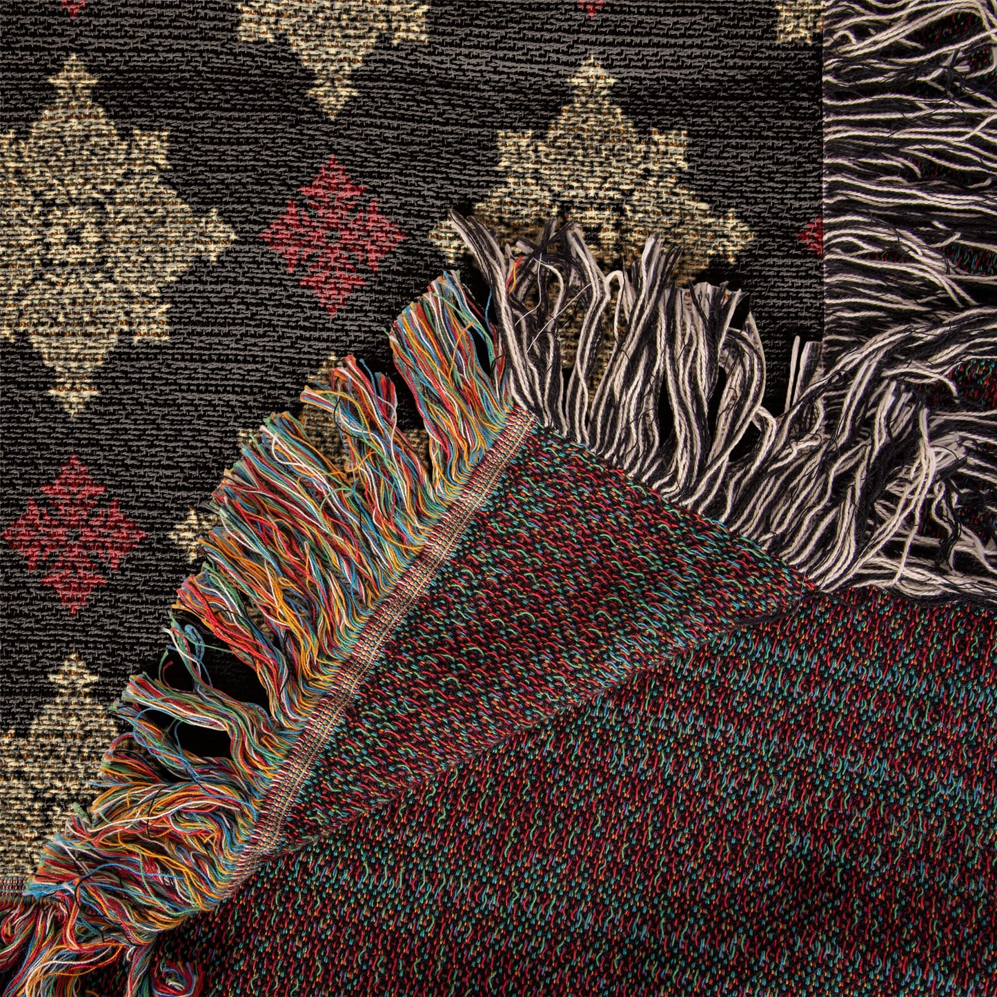 Damask Pattern 029 - 50" x 60" Heirloom Woven Blanket