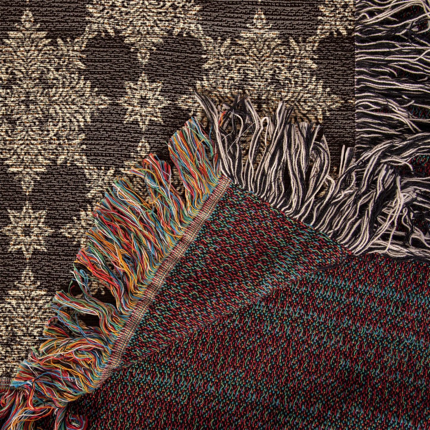 Damask Pattern 015 - 50" x 60" Heirloom Woven Blanket