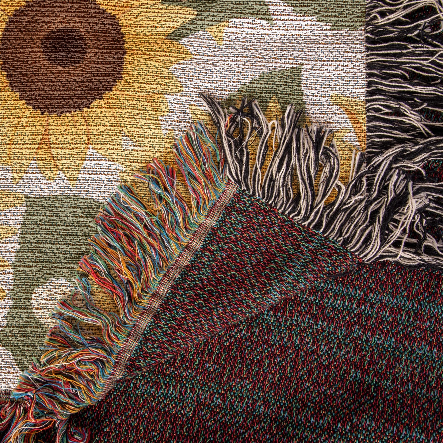 Spring Flowers Pattern 001 - 50" x 60" Heirloom Woven Blanket