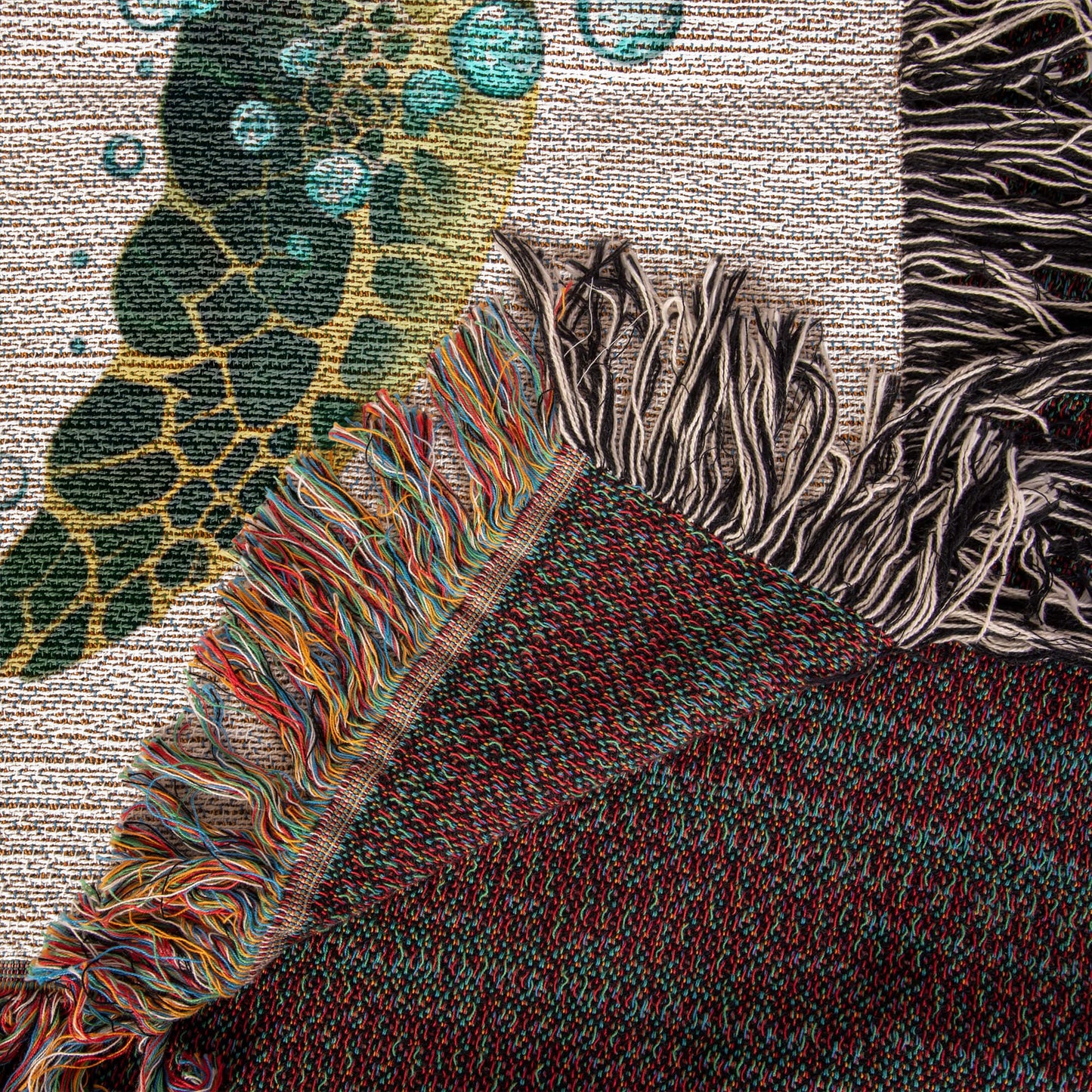 Cute Sea Turtle 004 - 50" x 60" Heirloom Woven Blanket