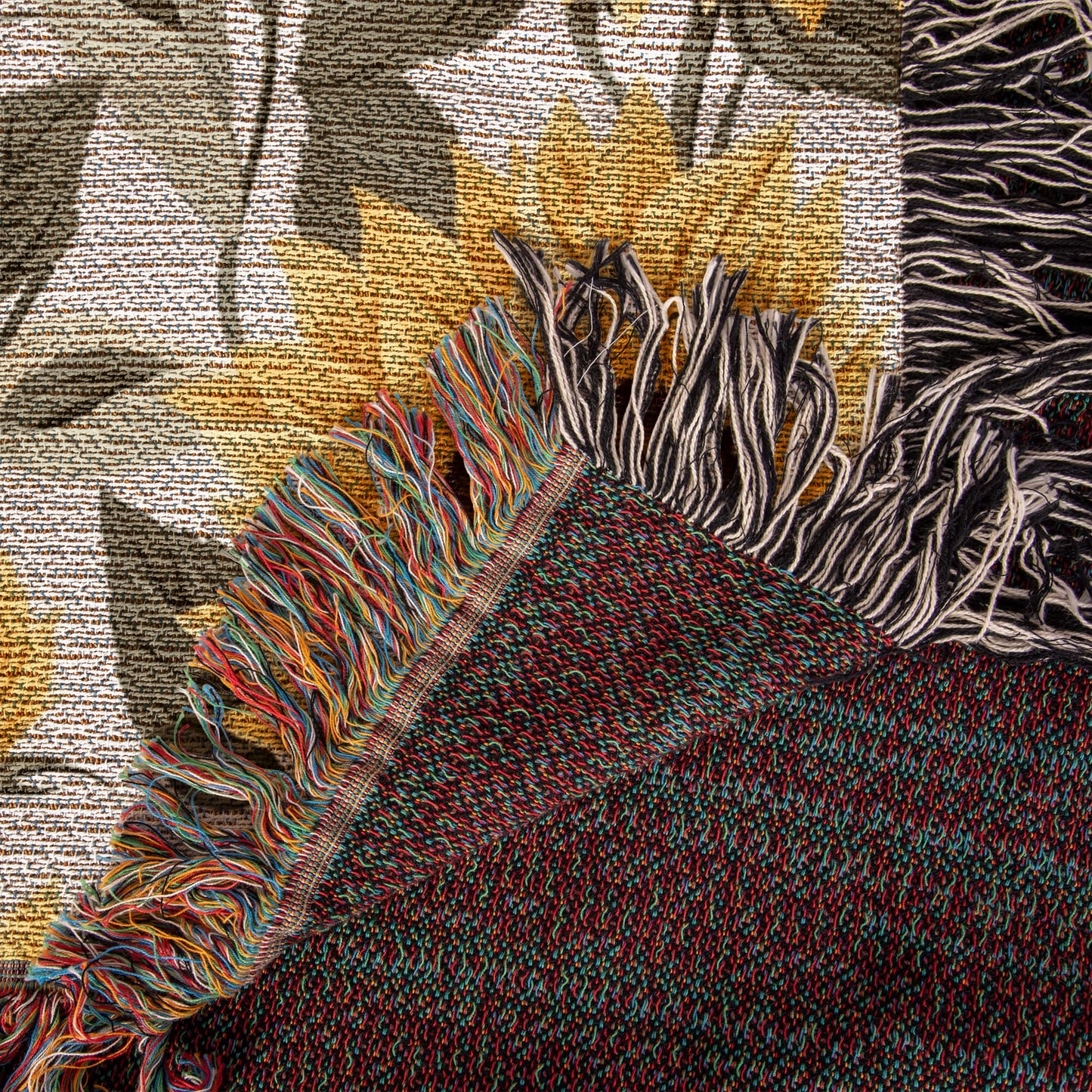 Spring Flowers Pattern 018 - 50" x 60" Heirloom Woven Blanket