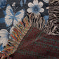 Butterflies And Flowers Pattern 010 - 50" x 60" Heirloom Woven Blanket