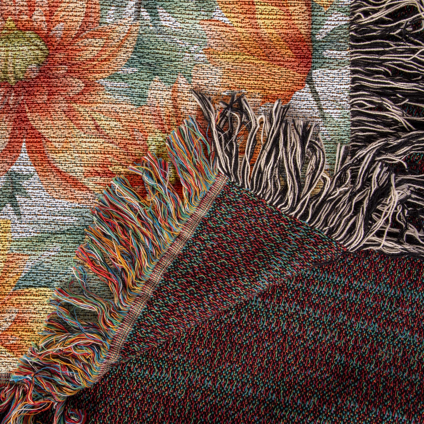 Spring Flowers Pattern 019 - 50" x 60" Heirloom Woven Blanket