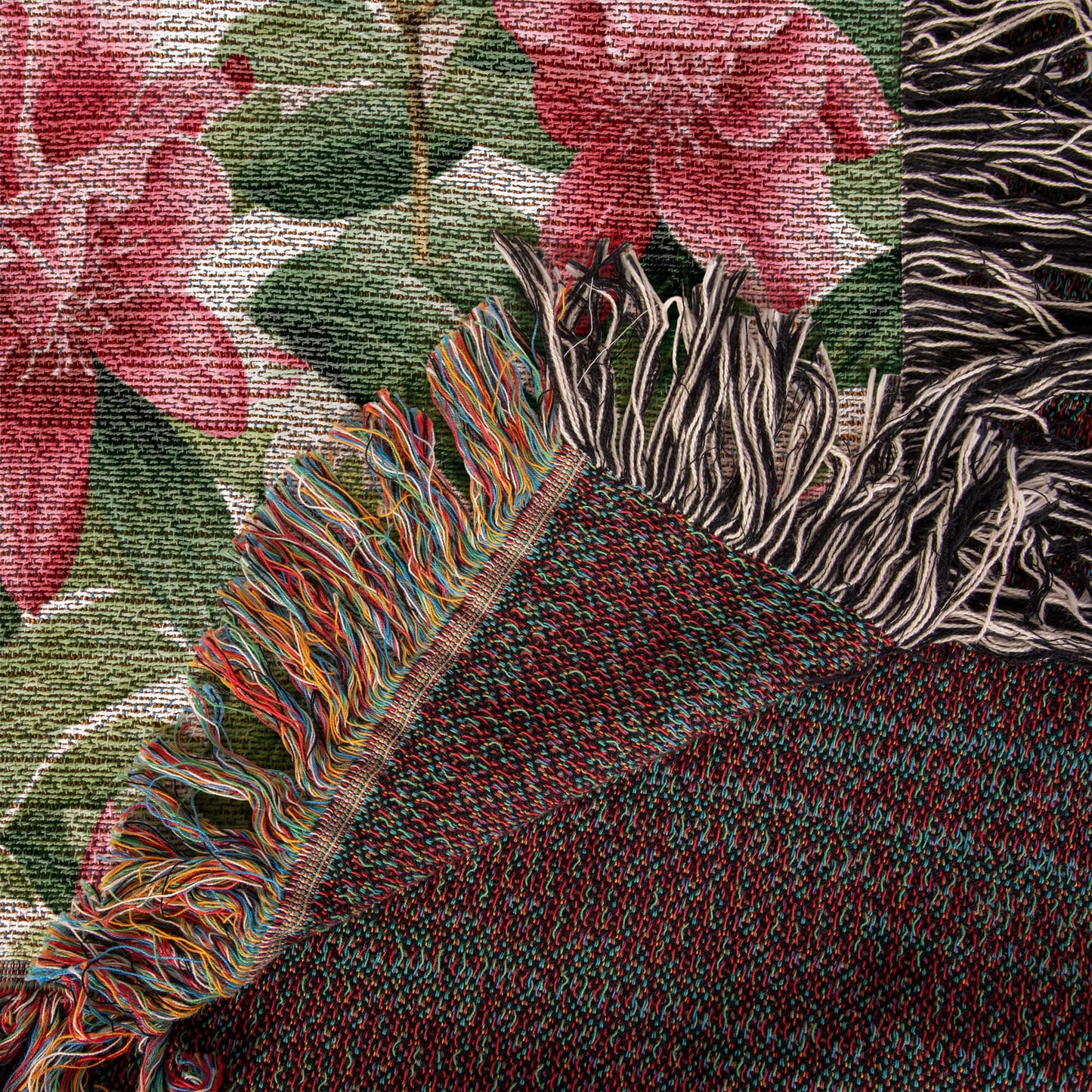 Spring Flowers Pattern 006 - 50" x 60" Heirloom Woven Blanket