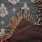 Damask Pattern 035 - 50" x 60" Heirloom Woven Blanket
