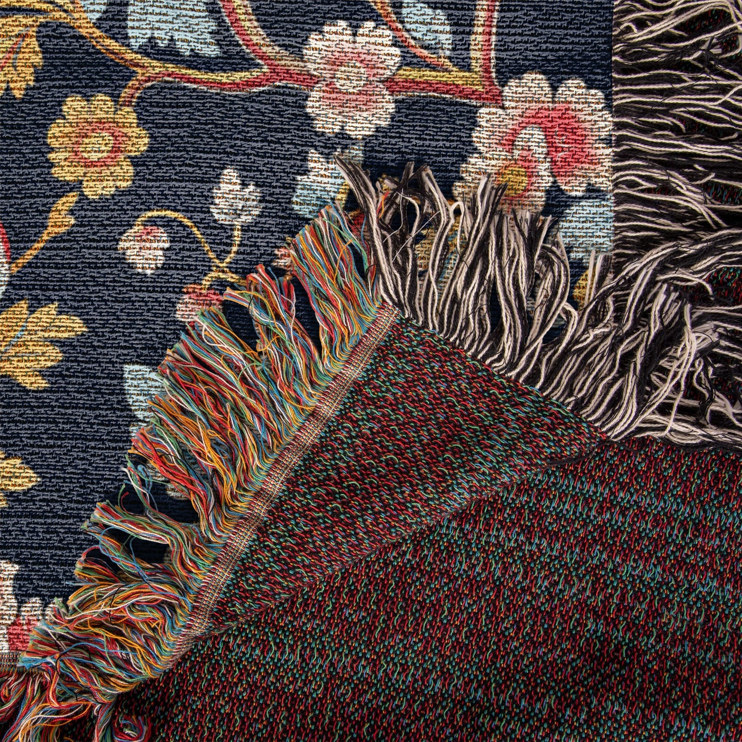 Chinoiserie Pattern 015 - 50" x 60" Heirloom Woven Blanket