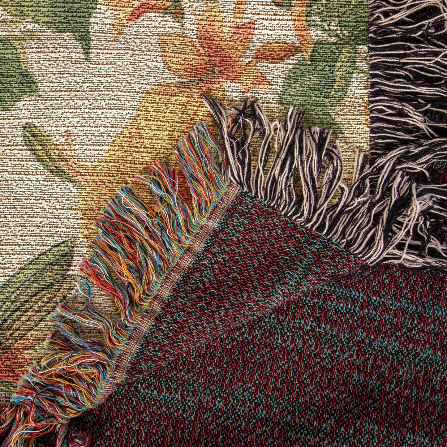 Chinoiserie Pattern 035 - 50" x 60" Heirloom Woven Blanket