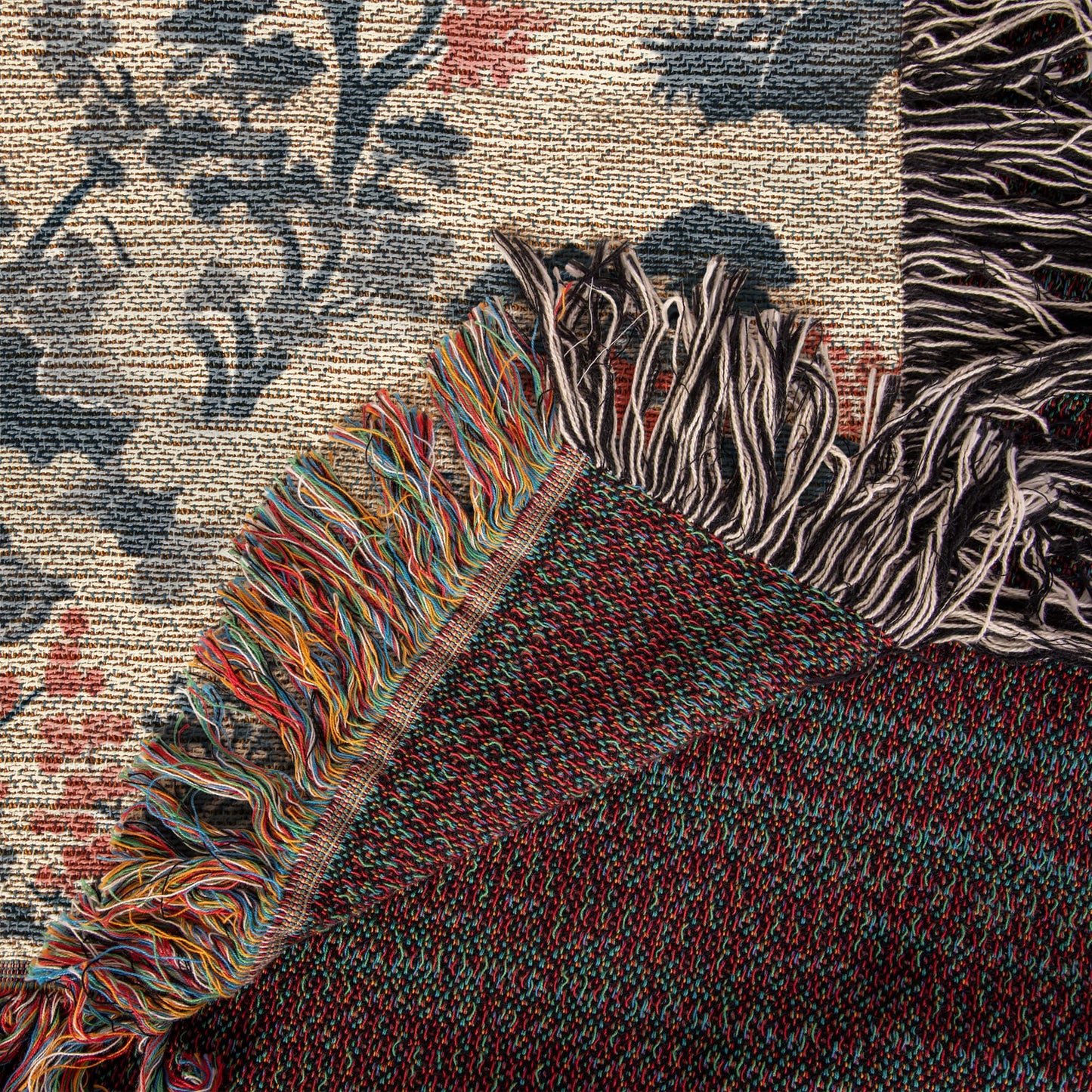 Chinese Ornament Pattern 008 - 50" x 60" Heirloom Woven Blanket