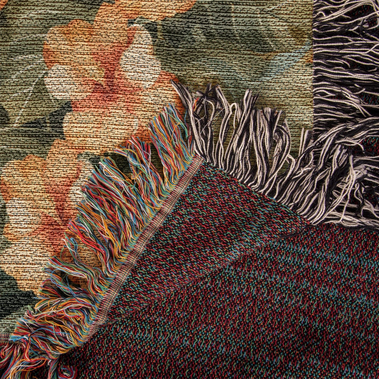 Chinoiserie Pattern 030 - 50" x 60" Heirloom Woven Blanket