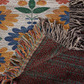 Mexican Floral Fiesta Pattern 016 - 50" x 60" Heirloom Woven Blanket