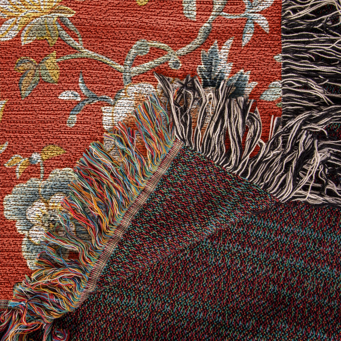 Chinoiserie Pattern 017 - 50" x 60" Heirloom Woven Blanket