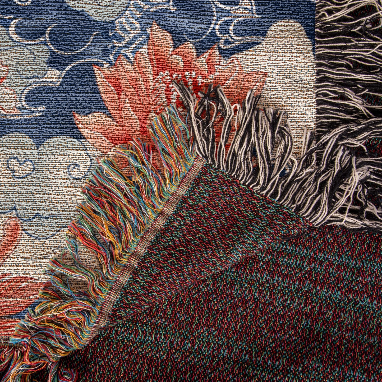 Chinoiserie Pattern 008 - 50" x 60" Heirloom Woven Blanket