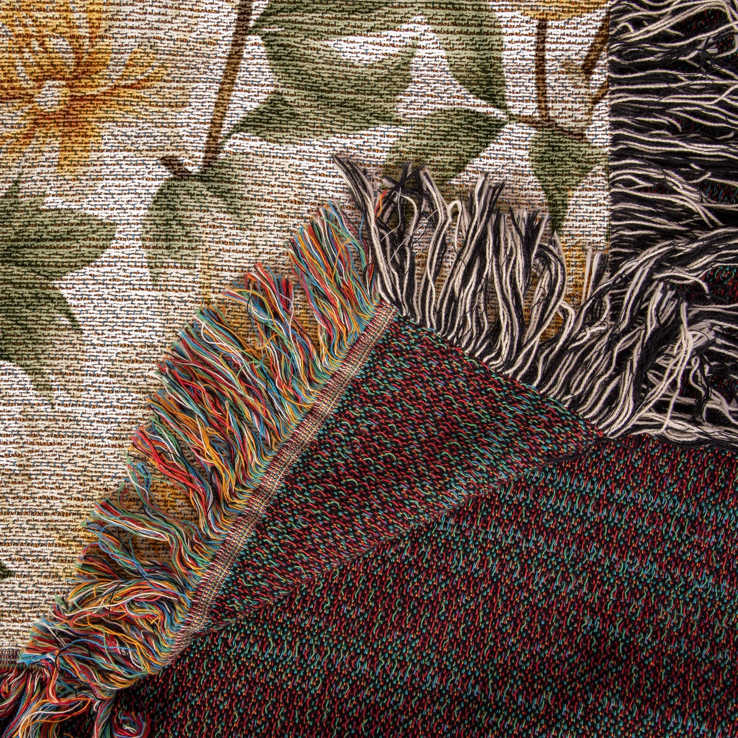 Spring Flowers Pattern 004 - 50" x 60" Heirloom Woven Blanket
