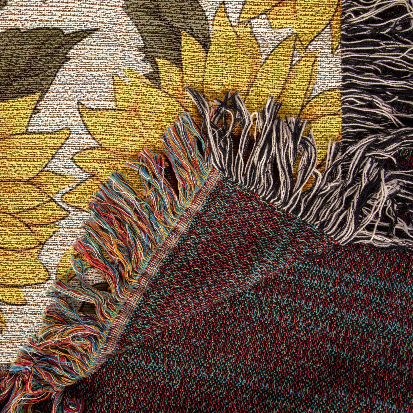 Spring Flowers Pattern 009 - 50" x 60" Heirloom Woven Blanket