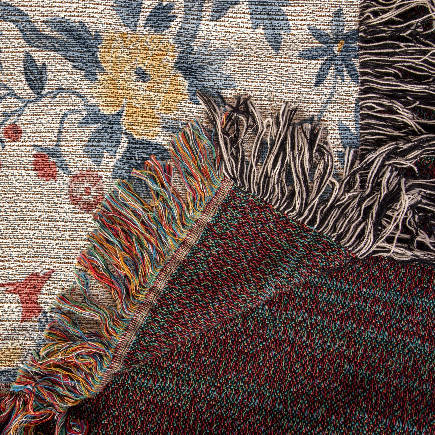 Chinoiserie Pattern 010 - 50" x 60" Heirloom Woven Blanket