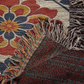 Mexican Floral Fiesta Pattern 047 - 50" x 60" Heirloom Woven Blanket