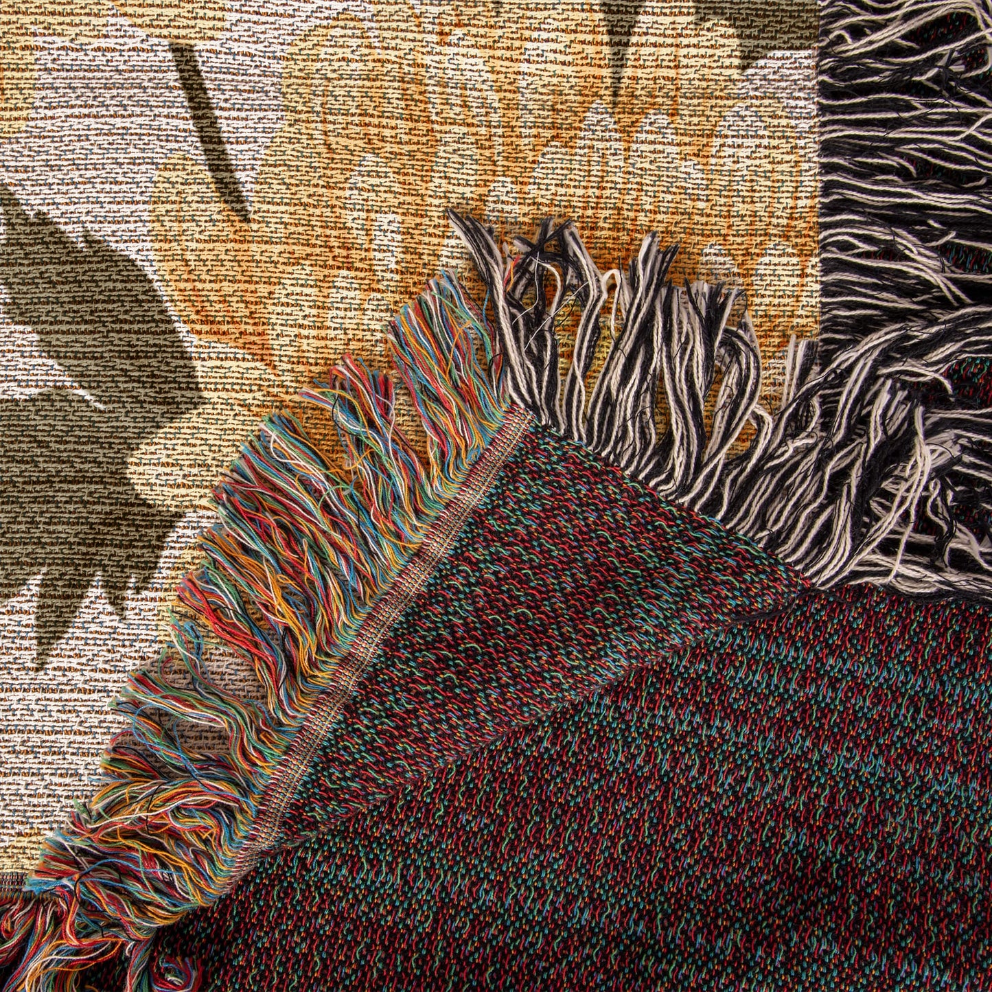 Spring Flowers Pattern 003 - 50" x 60" Heirloom Woven Blanket