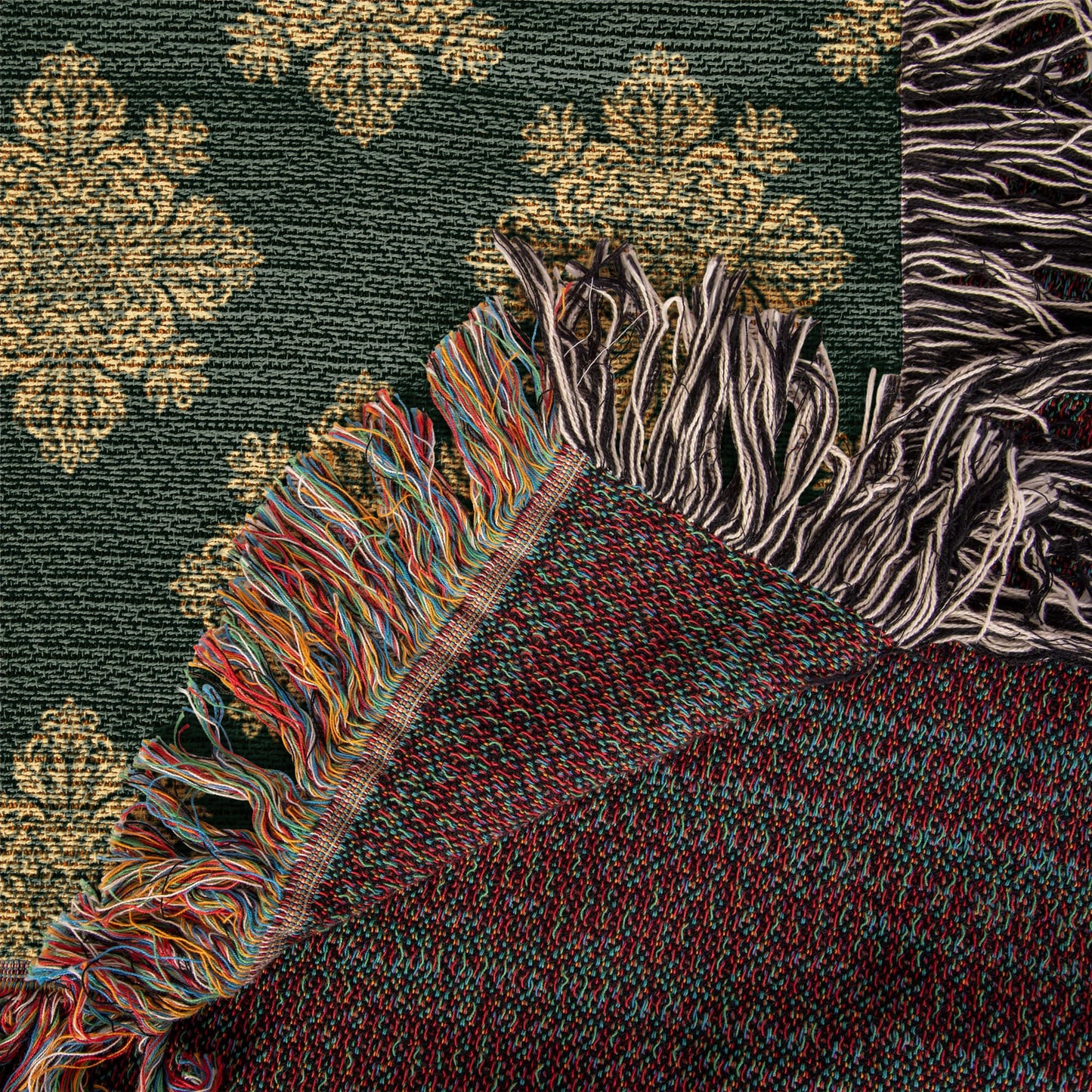 Damask Pattern 026 - 50" x 60" Heirloom Woven Blanket