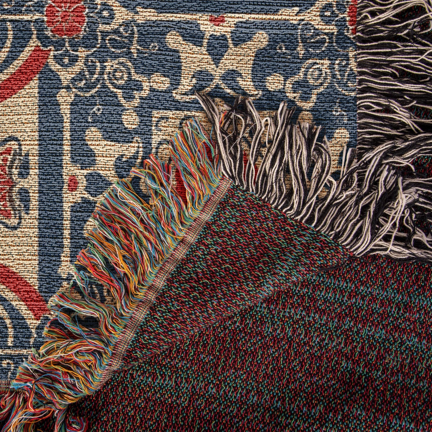 Chinoiserie Pattern 020 - 50" x 60" Heirloom Woven Blanket