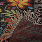 Mexican Floral Fiesta Pattern 037 - 50" x 60" Heirloom Woven Blanket