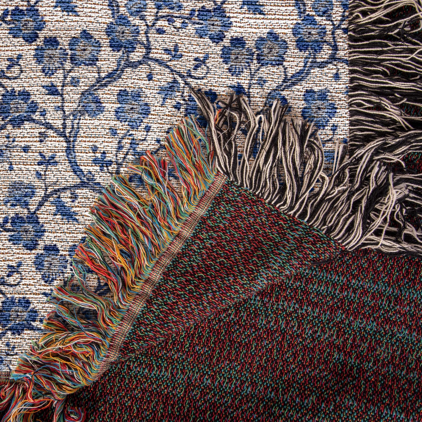 Chinese Ornament Pattern 010 - 50" x 60" Heirloom Woven Blanket